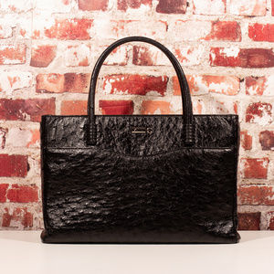 ZILLI ostrich leather bag